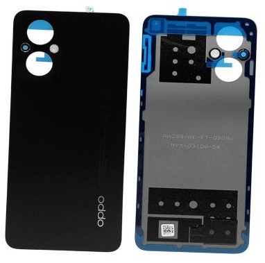 Back cover for Oppo Reno7 Z 5G/Reno7 Lite/Reno8 Black (without camera lens) original (used Grade B)
