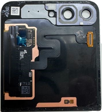 LCD-näyttö Samsung F731 Z Flip5 5G kosketusnäytöllä (Ulompi) Graphite alkuperäinen (käytetty Grade B)