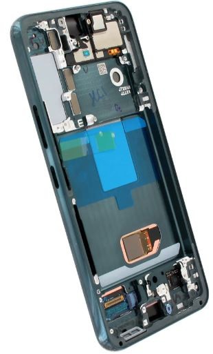 LCD-näyttö Samsung S901 S22 5G kosketusnäytöllä ja kehyksellä vihreä alkuperäinen (käytetty Grade A, ilman painikkeita)