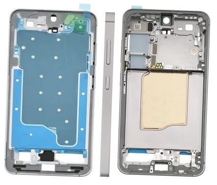 LCD screen Samsung S931 S25 with touch screen and frame Silver Shadow original (used Grade C)