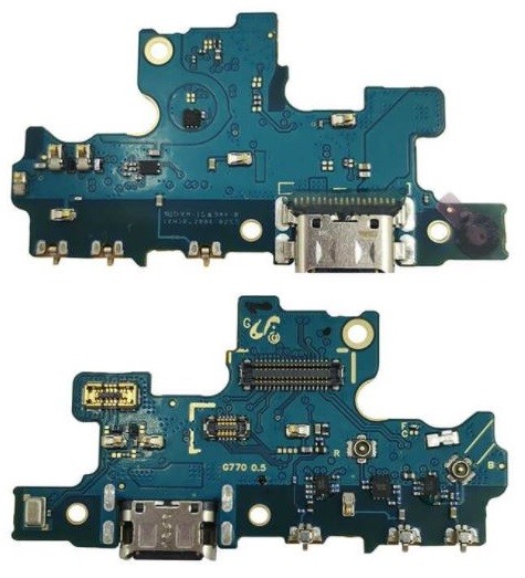 Flex Samsung G770F S10 Lite for plugin, microphone, headphone connector original (used Grade A)