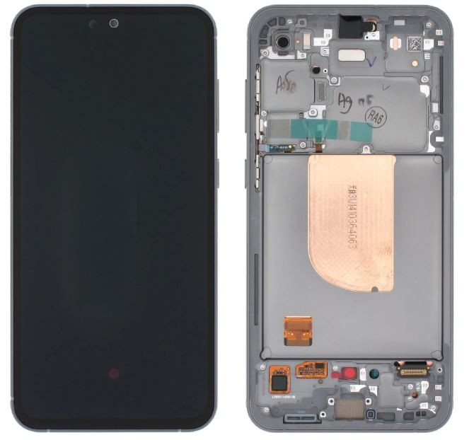LCD screen Samsung S711 S23 FE 5G with touch screen and frame Graphite original (used Grade A)
