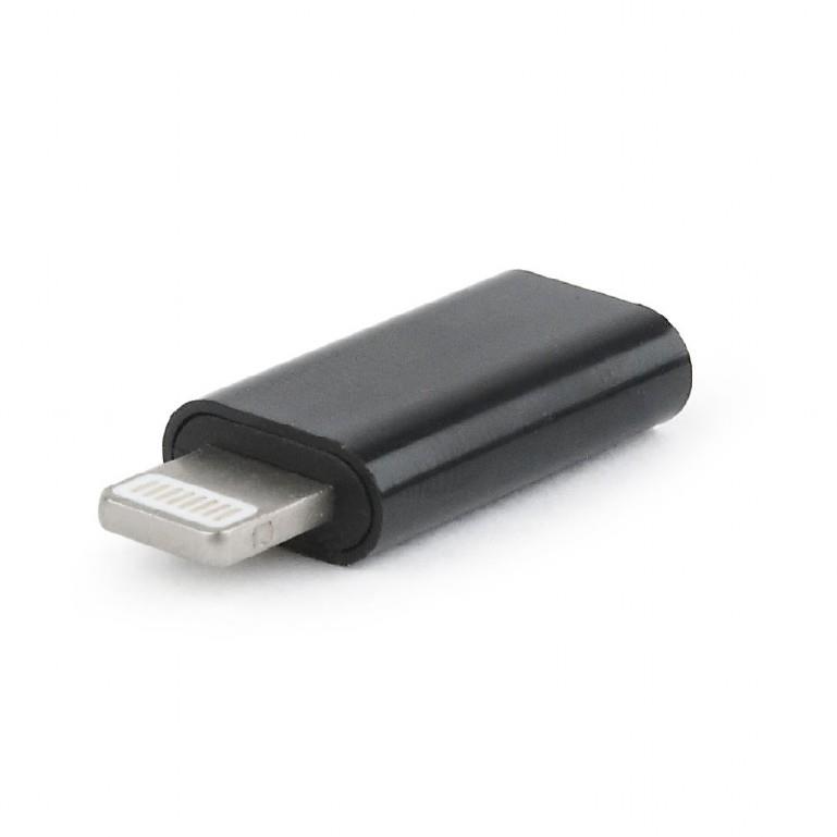GEMBIRD A-USB-CF8PM-01 USB Type-C -adapteri CF/8 pin M, musta
