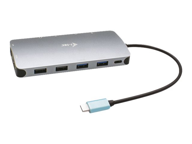 I-TEC USB-C Metal Nano -telakka 3xDisplay+PD