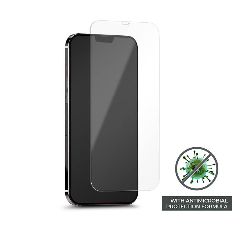 Puro Anti-Bacterial karkaistu näytönsuojalasi iPhone 12 Pro Max -laitteelle, antibakteerisella suojalla
