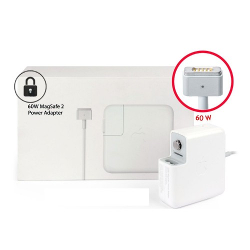 Laturi Apple MagSafe 2 60W (myös MacBook Pro Retinalla) laatikossa alkuperäinen