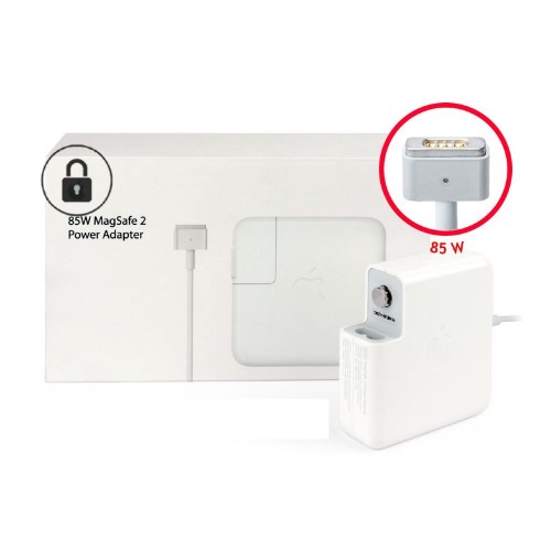 Laturi Apple MagSafe 2 85W (kaikki MacBook Pro 15 / 17 Retinalla) laatikossa alkuperäinen