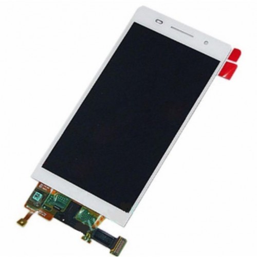 LCD-näyttö yhteensopiva Huawei Ascend P6 valkoinen HQ