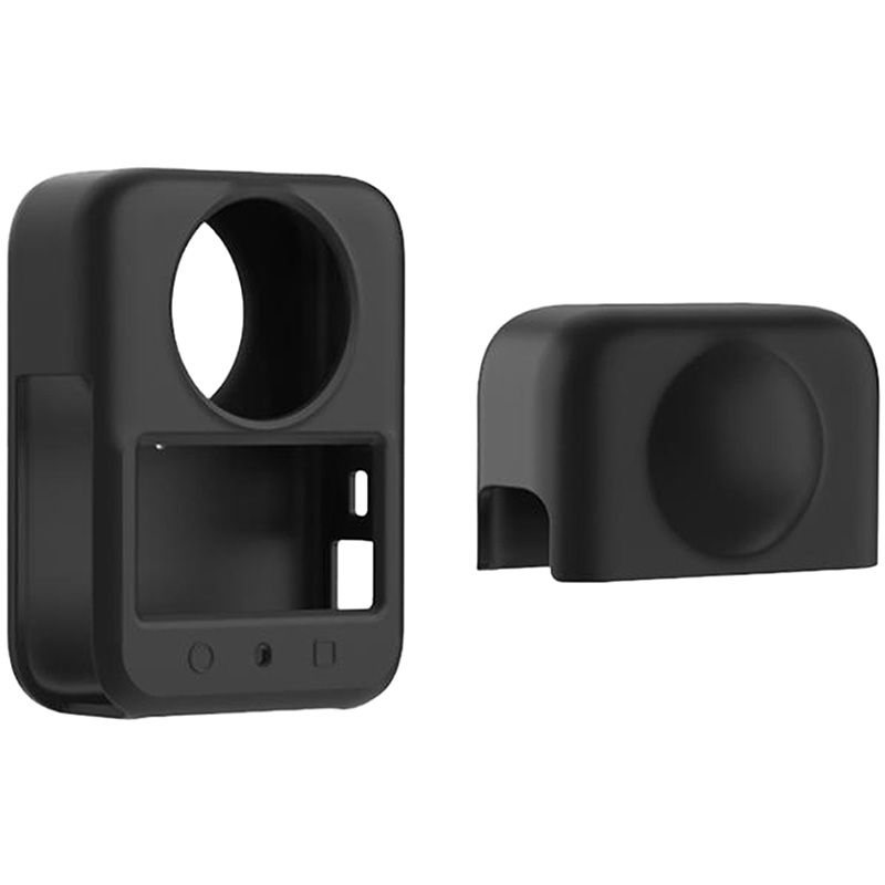 PULUZ silikoninen linssin suojakansi DJI Osmo 360:lle (musta)