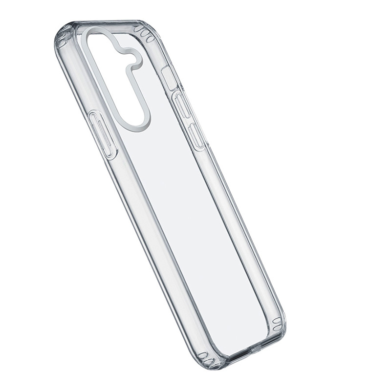 Cellularline Clear Strong suojakuori Samsung Galaxy S24+ -laitteelle, läpinäkyvä