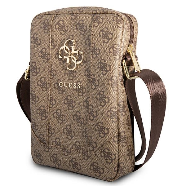 Guess GUTB10G4GFBR 4G Big Metal Logo sleeve for a 10" tablet, brown