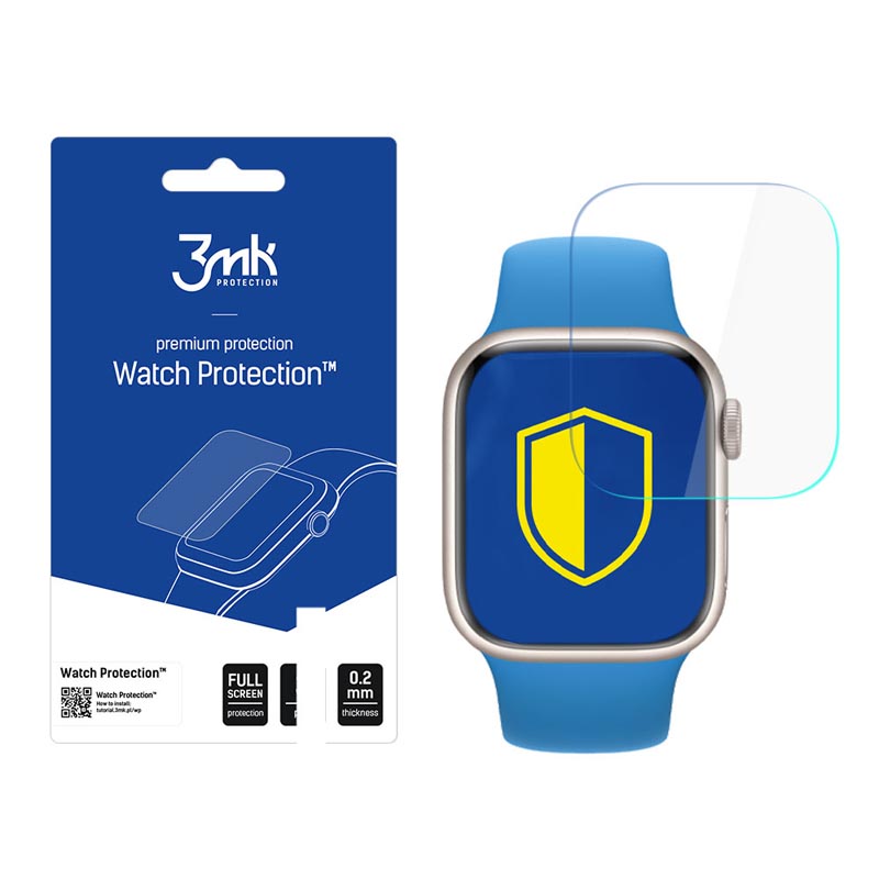 3mk Watch Protection ARC+ - Suojakalvo Apple Watch 7 41mm:lle (3 kpl)