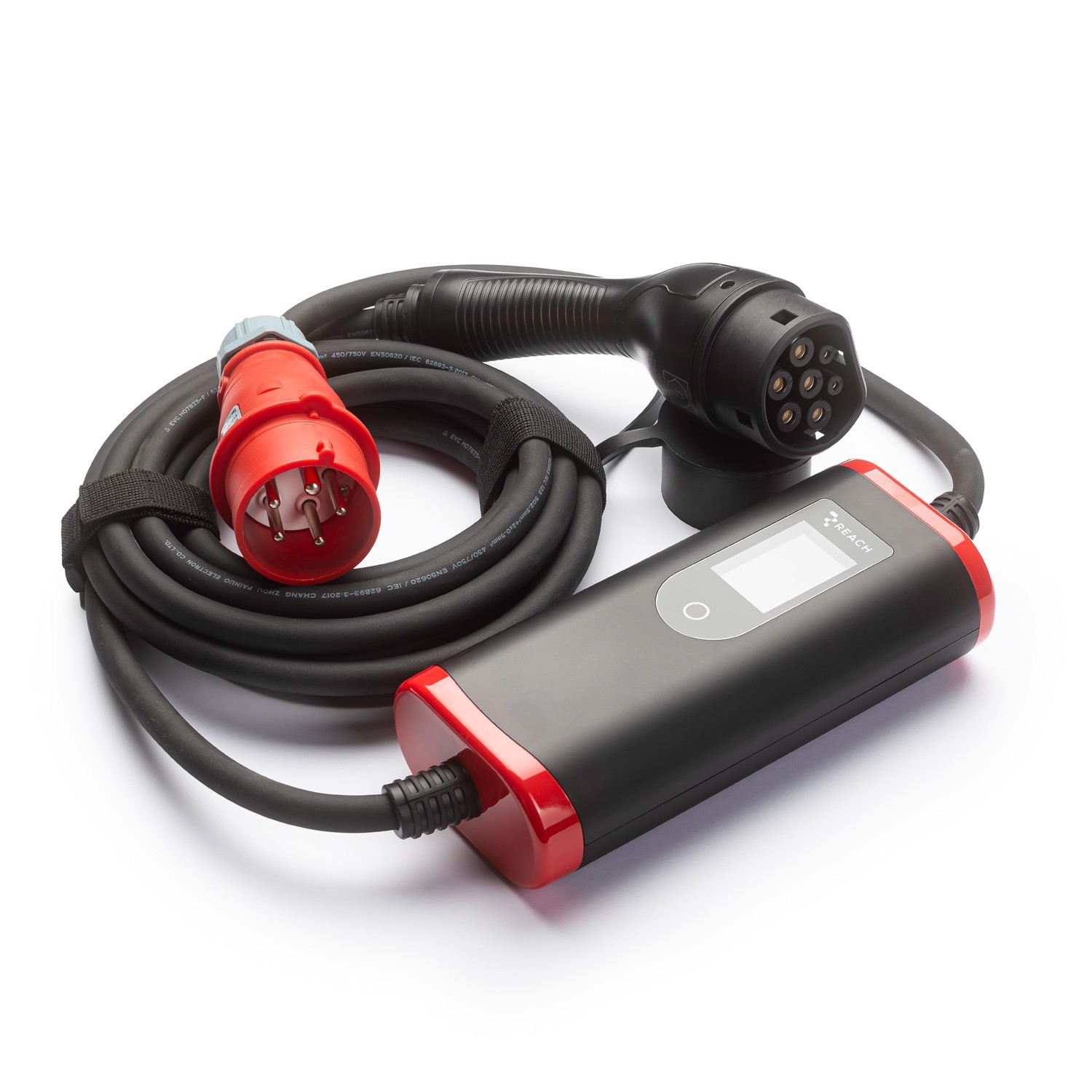 EV charger Reach PEVC4 3 phases Type2 16A 11kW 7.0m