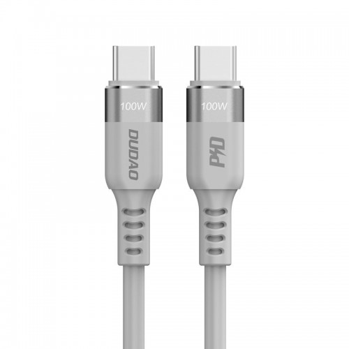 USB Kaapeli Dudao LC5MAX harmaa Type-C / Type-C 100cm