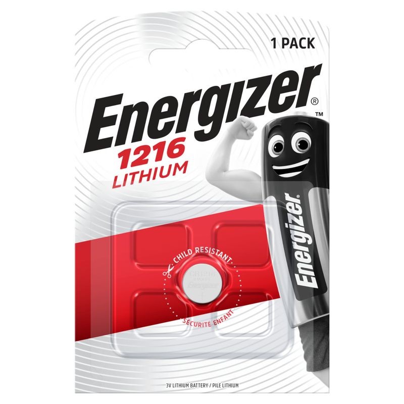 Litiumparisto Energizer Lithium CR1216 3V 25mAh