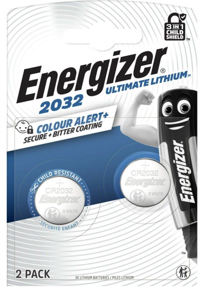 Litiumparisto Energizer Ultimate Lithium CR2032 3V 254mAh 2 kpl