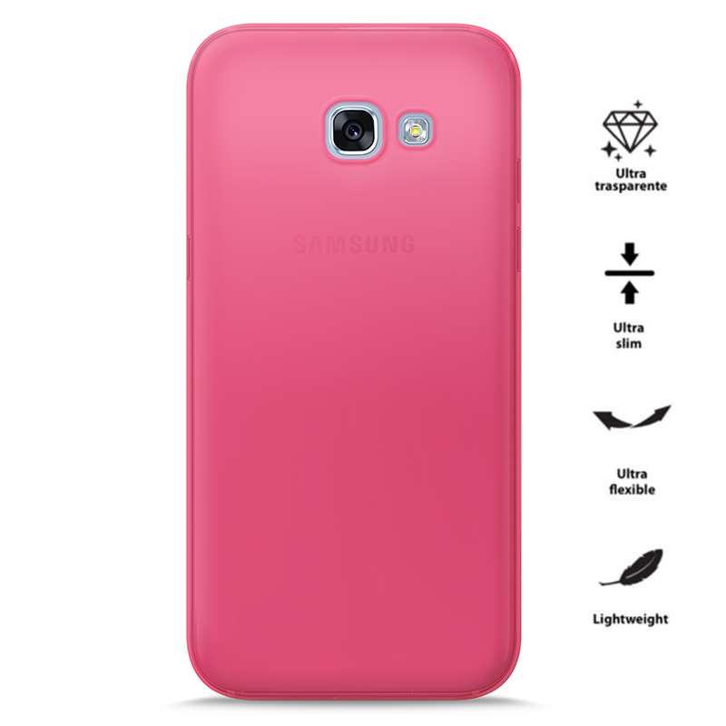 PURO 0.3 Nude case for Samsung Galaxy A3 (2017), fluorescent pink