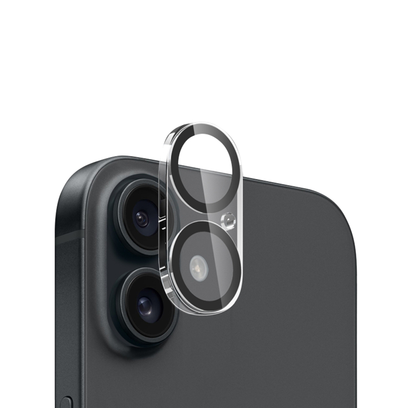 Crong Lens Shield kameran linssien lasisuoja iPhone 16 / 16 Plus -laitteelle