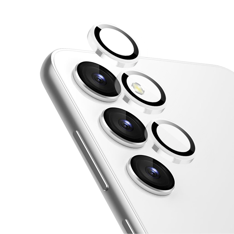 Crong Lens Ring tempered-glass camera-lens protector for Samsung Galaxy S24, clear