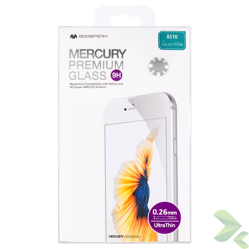 Mercury Premium Glass 9H tempered-glass screen protector for Samsung Galaxy A5 (2016)