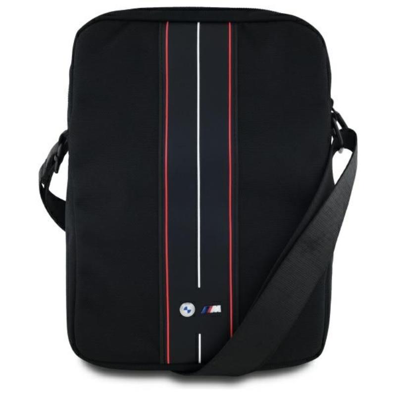 BMW Nylon Red Stripe -laukku enintään 8 tuuman tabletille, musta
