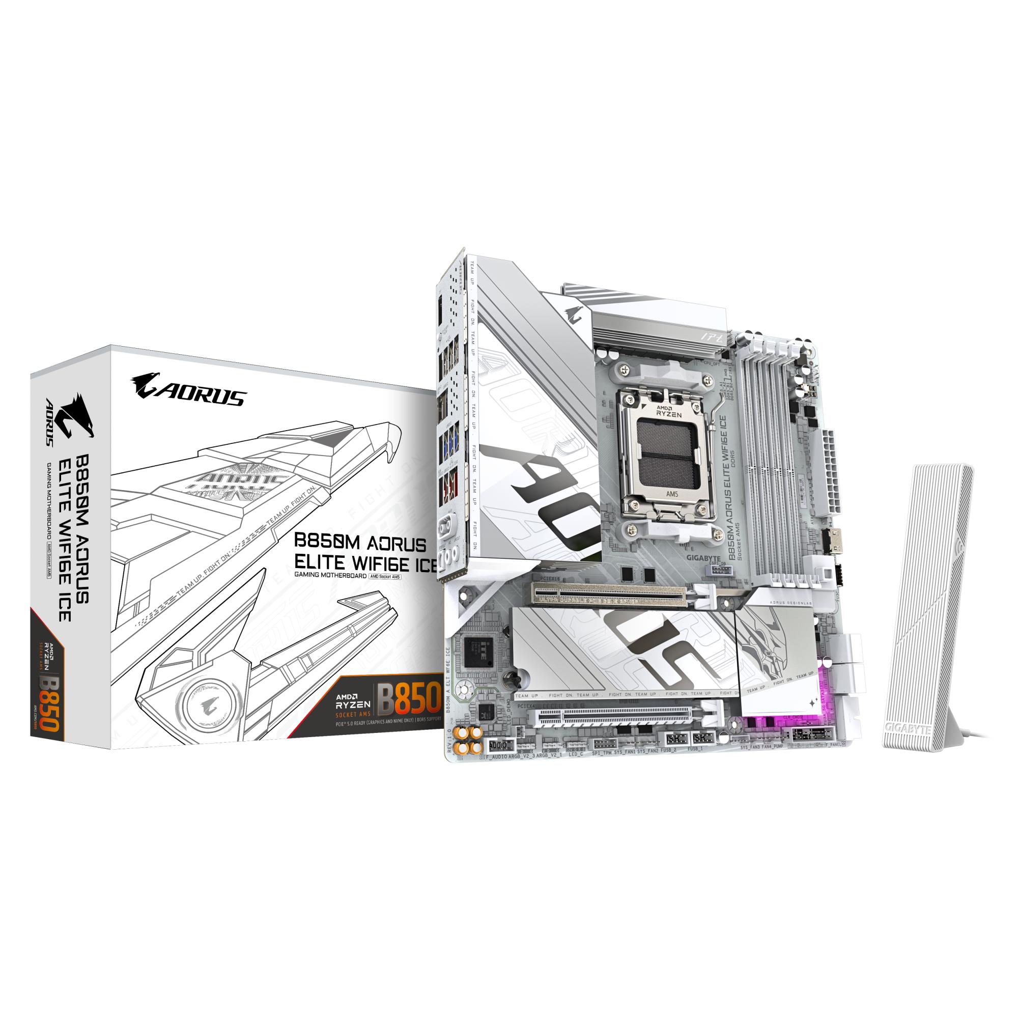 Emolevy Gigabyte AMD B850 AM5 Micro-ATX DDR5 4 paikkaa