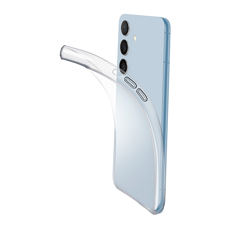 Cellularline Fine suojakuori Samsung Galaxy A54 5G -laitteelle, läpinäkyvä