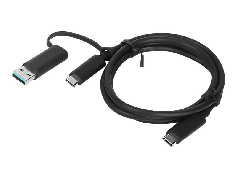 Lenovo Hybrid USB-C ja USB-A -kaapeli