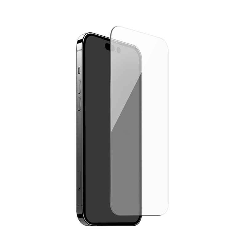 Puro Anti-Bacterial karkaistu näytönsuojalasi iPhone 15 Pro Max -laitteelle, antimikrobisuojauksella