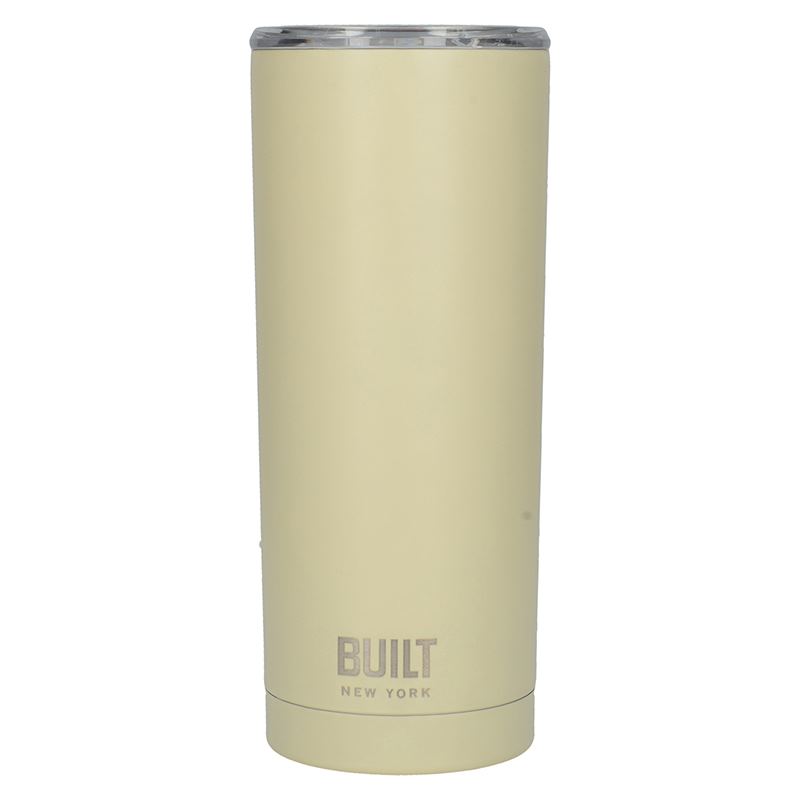 BUILT tyhjiöeristetty juomamuki, 20 oz, vaniljanvärinen