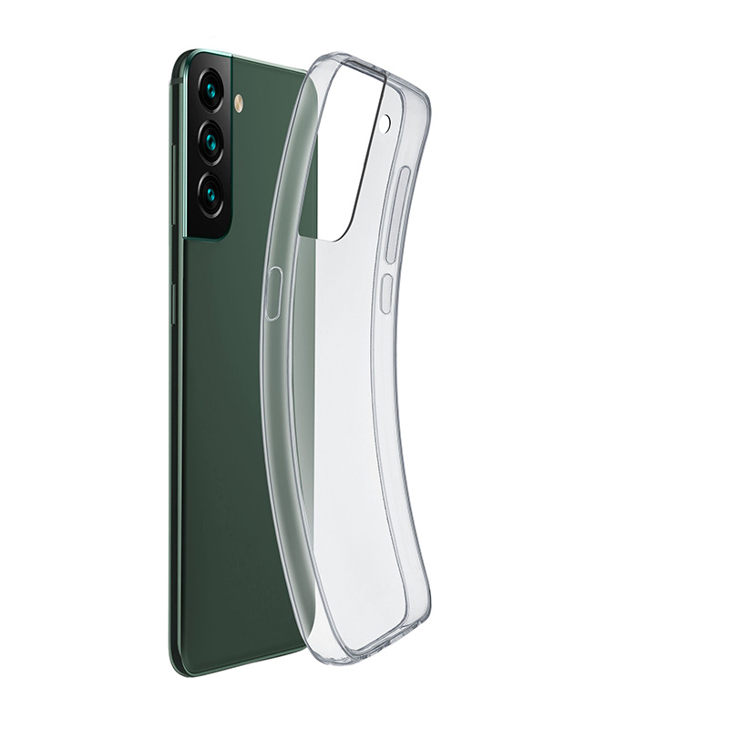 Cellularline Fine suojakuori Samsung Galaxy S22+ -laitteelle, läpinäkyvä