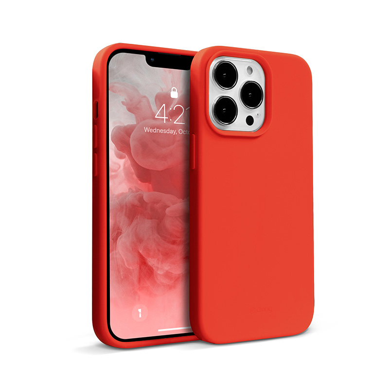 Crong Color Cover suojakuori iPhone 13 Pro Max -laitteelle, punainen