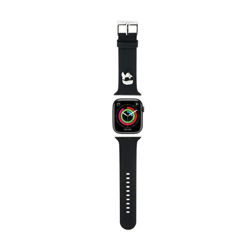 Karl Lagerfeld 3D Rubber Karl Head strap for Apple Watch 42 / 44 / 45 / 49 mm, black
