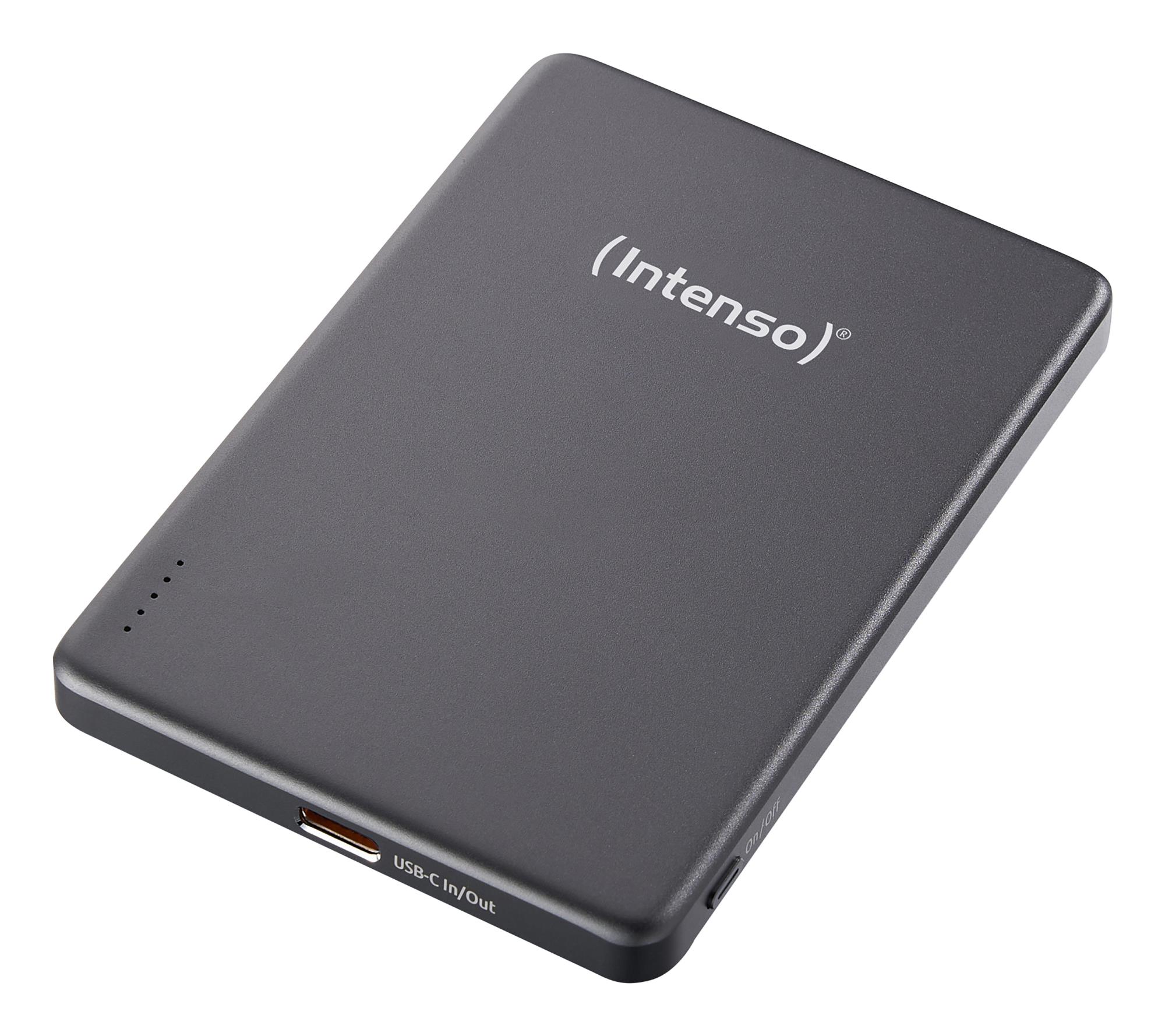 Varavirtalähde USB 5000mAh MagSafe harmaa 7344024 Intenso