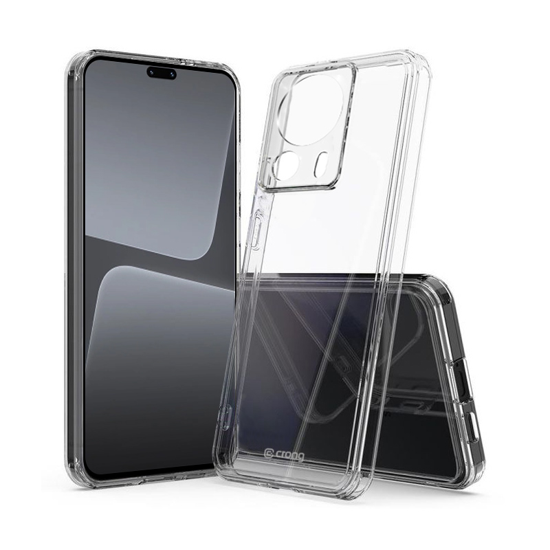 Crong Crystal Shield Cover suojakuori Xiaomi 13 Lite -laitteelle, läpinäkyvä