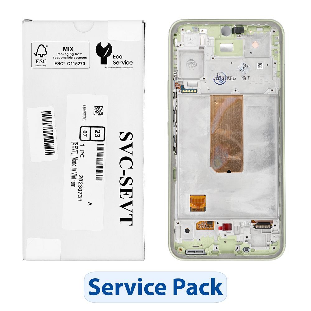 ServicePack LCD-näyttö Samsung Galaxy A54 5G A546B vihreä GH82-31231C