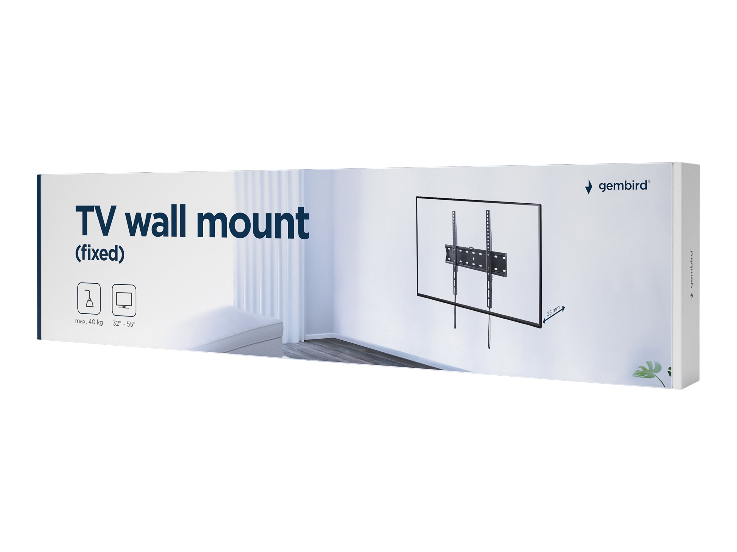 GEMBIRD WM-55F-02 TV-seinäteline 32-55"