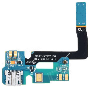 Flex Samsung N7100 Note 2 for plugin and microphone ORG