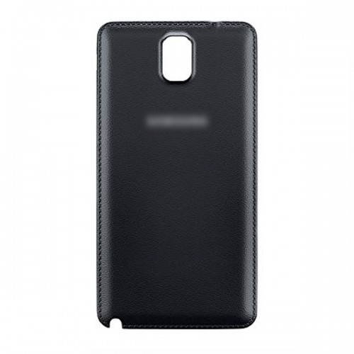 Back Cover Compatible With Samsung N9005 Note 3 Black Leather HQ