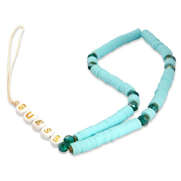 Guess riipus GUSTPEARP puhelimen hihna sininen Heishi Beads