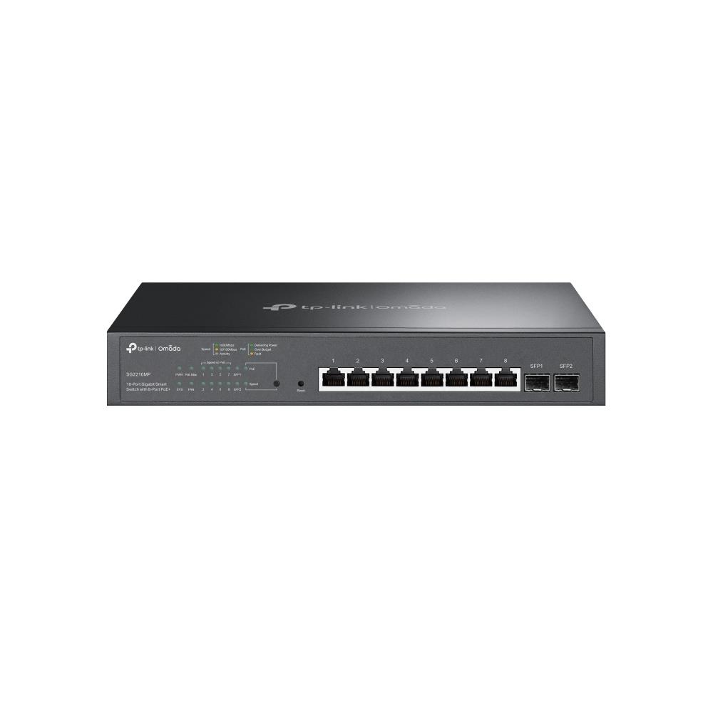 Kytkin TP-Link Omada TL-SG2210MP 8-porttinen PoE+ 150W