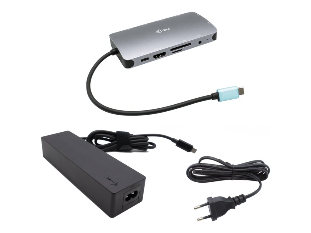 I-TEC USB-C Metal Nano Dock HDMI/VGA+PD telakka