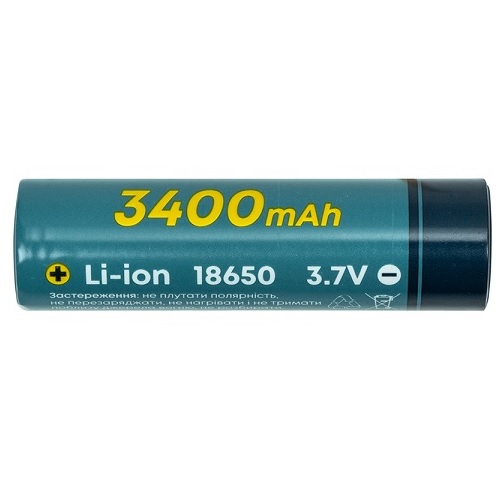 Akku 18650, 3.7V, 1C, 3400mAh