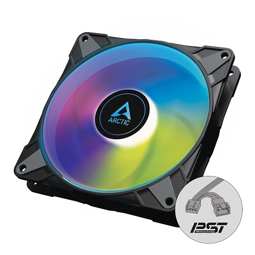 ARCTIC P14 PWM PST A-RGB puolipassiivinen kotelotuuletin, 4-pin, 140mm, musta