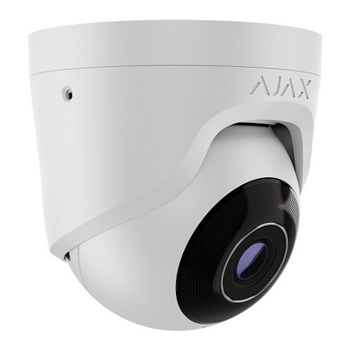 AJAX TurretCam IP-kamera, 8 MP, 2,8 mm (valkoinen)