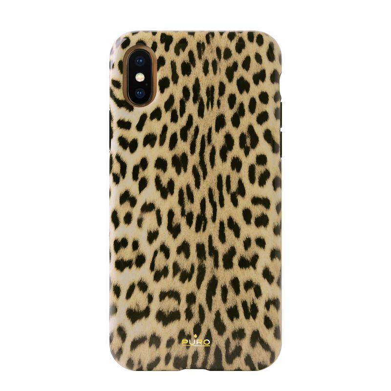 Puro Glam Leopard Leo 1 suojakuori laitteelle iPhone XS / X