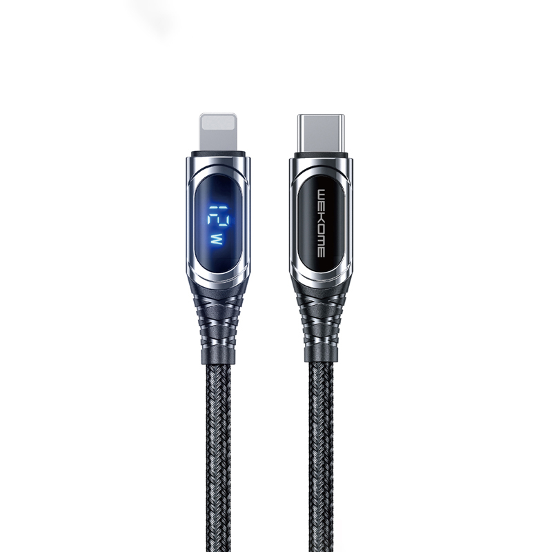 WEKOME WDC-167 Sakin Series USB-C–Lightning-lataus- ja datakaapeli, 1 m, PD 20 W, Tarnish -värinen