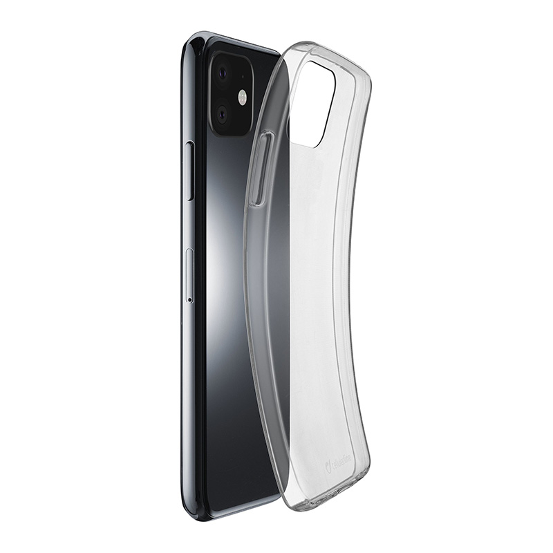 Cellularline Fine suojakuori iPhone 11 -laitteelle, läpinäkyvä