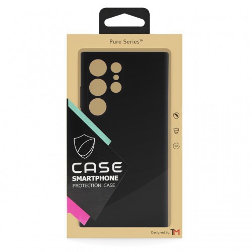 Phone Case "TM Pure Silicone" for Xiaomi 13 Pro / Black / (Blister)
