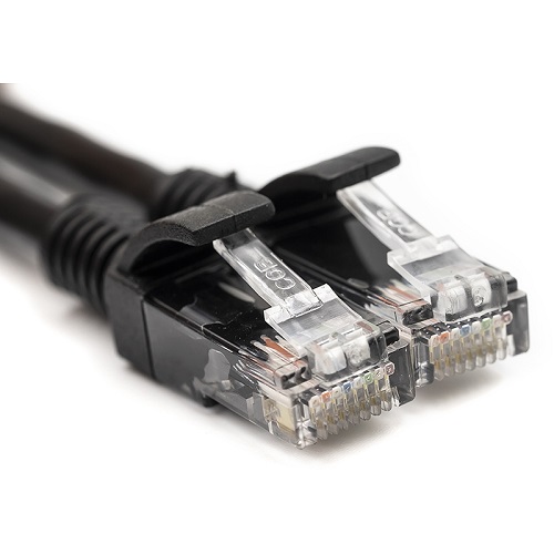 Kaapeli Cat5E UTP, 35m, musta
